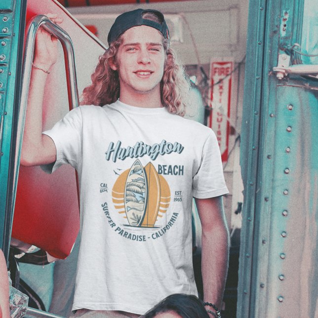 Huntington Beach California Surfer Paradise T-Shirt (Von Creator hochgeladen)