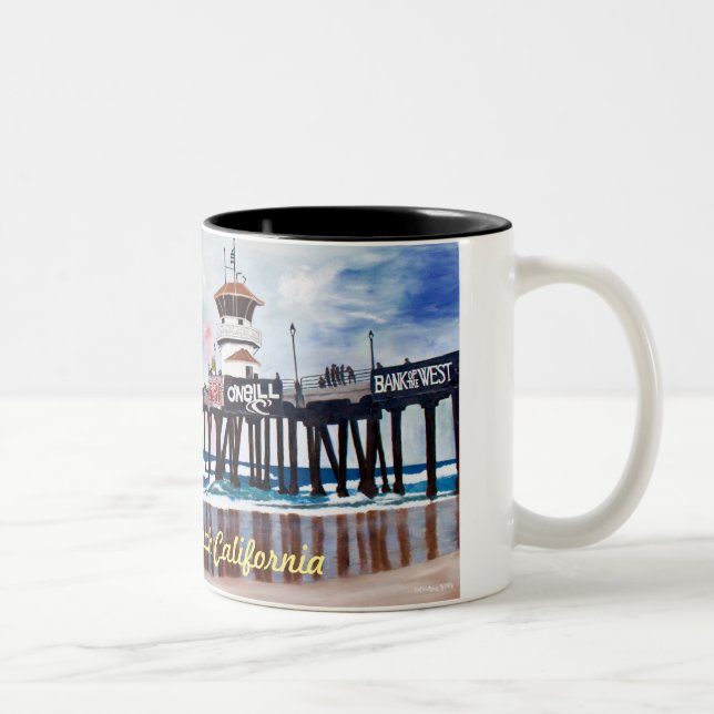 Huntington Beach California Tasse (Rechts)