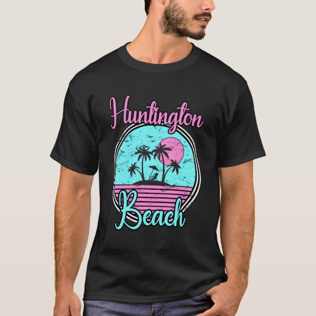 Huntington Beach California Travel oder T-Shirt (Vorderseite)