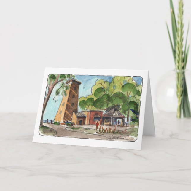 Huntington Beach Folded Greeting Card Karte (Vorderseite)