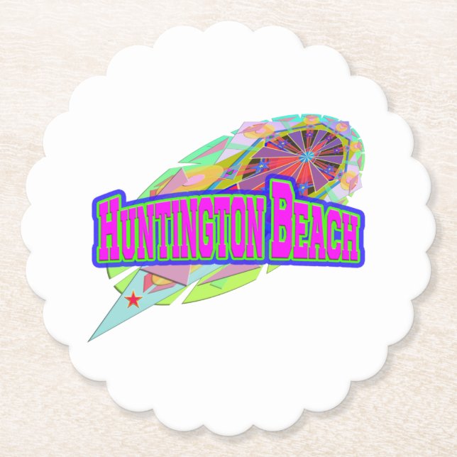 "Huntington Beach" Future Untersetzer (Vorderseite)