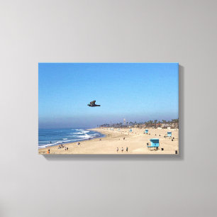 Huntington Beach, Kalifornien Leinwanddruck