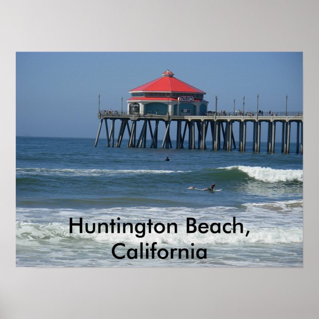 Huntington Beach, Kalifornien Poster (Vorne)