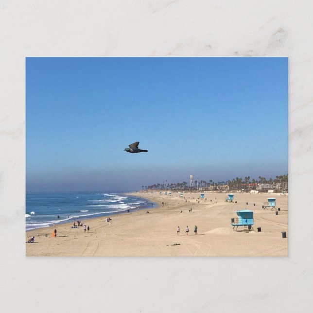 Huntington Beach, Kalifornien Postkarte (Vorderseite)