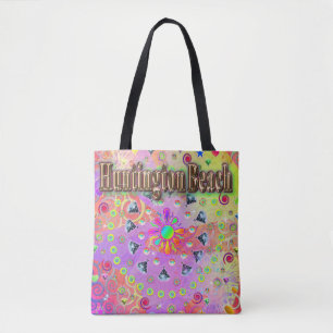 Huntington Beach Lucky Golden Tote Bag Tasche