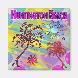 Huntington Beach Magnet Happy and Hope