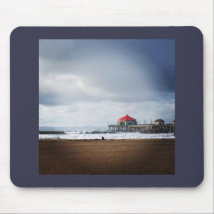 Huntington Beach Pier, CA Mousepad