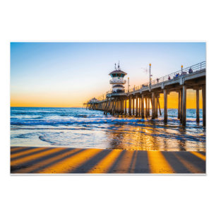 Huntington Beach Pier Foto Print