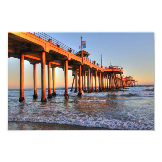 Huntington Beach Pier Fotodruck (Vorne)