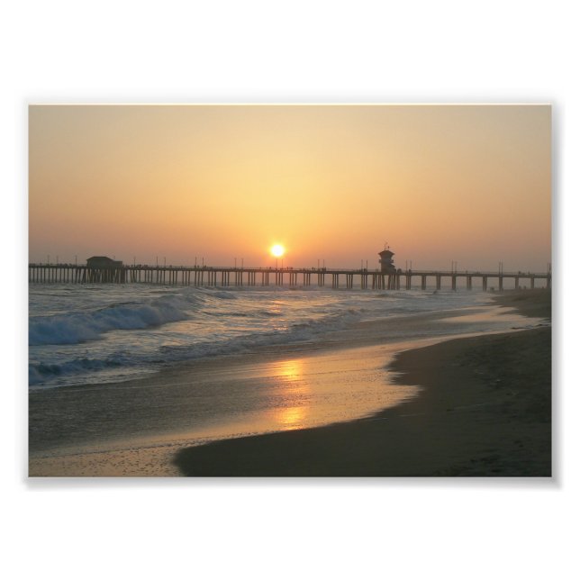 Huntington Beach Pier Fotodruck (Vorne)