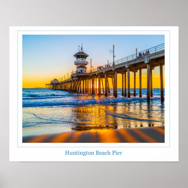 Huntington Beach Pier Poster (Vorne)