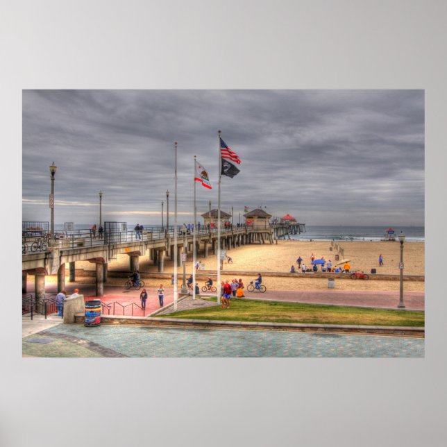Huntington Beach Pier Poster (Vorne)