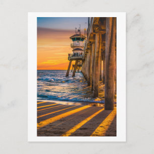Huntington Beach Pier Postkarte