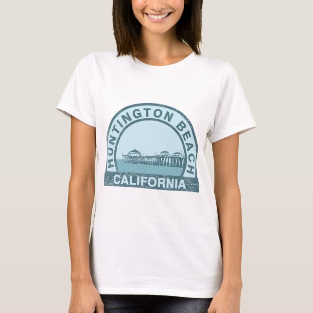 Huntington Beach Pier T-Shirt (Vorderseite)