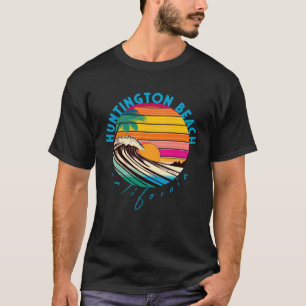 Huntington Beach Retro im Stil der 80er Jahre Cali T-Shirt