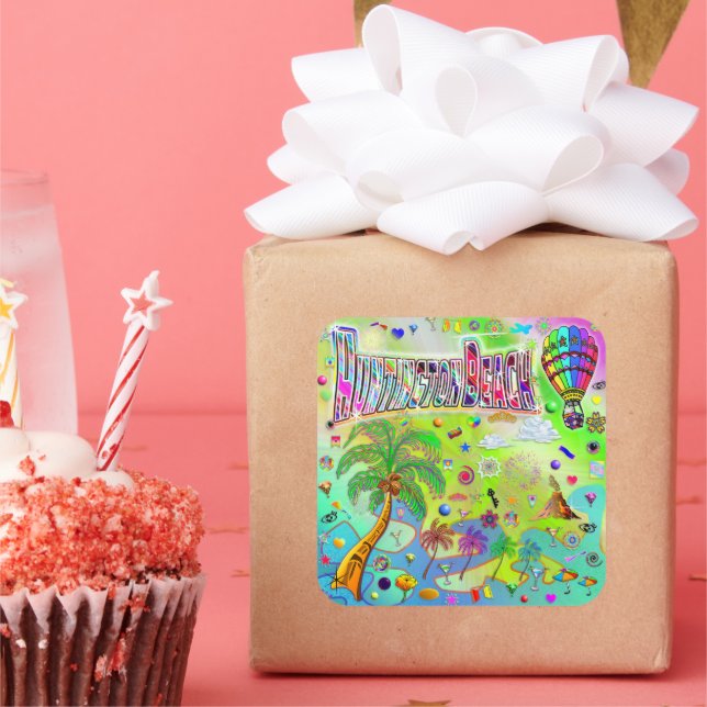 Huntington Beach Timeless Melody Sticker (Party)