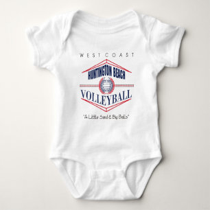 Huntington Beach Volleyball Baby Strampler