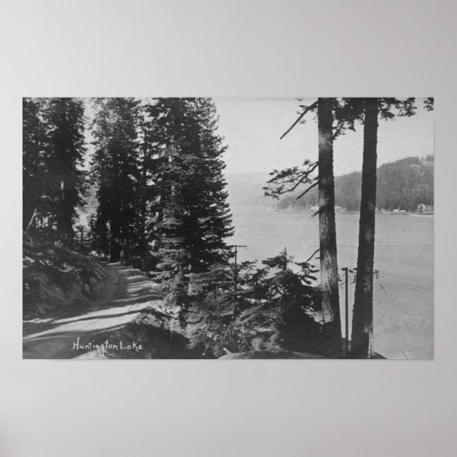 Huntington Lake, California View from Road Poster (Vorne)