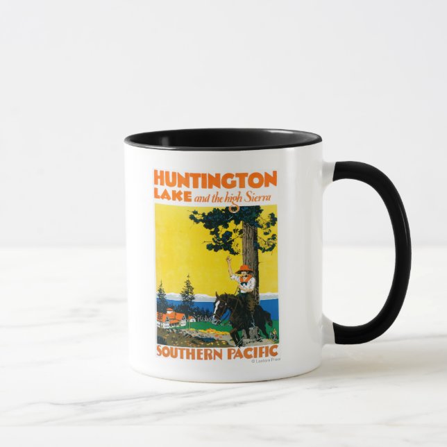 Huntington Lake Promotinal Poster Tasse (Rechts)