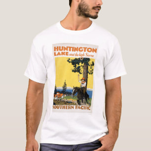 Huntington See und die Sierra T-Shirt