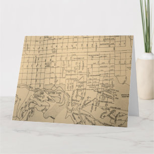 Huntington, WV Vintage Karte