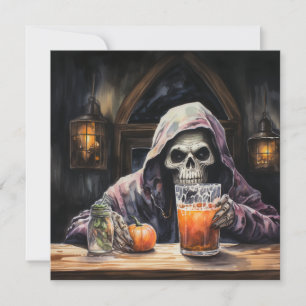 👻 "Hunts & Hops Bash" 🍻! 🍻 👻 Halloween Einladung