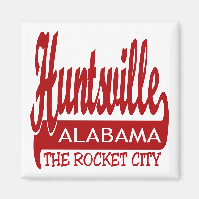 Huntsville, Alabama, die Raketenstadt Magnet (Vorne)