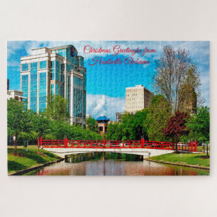 Huntsville Alabama Frohes 4. Juli Mum Jigsaw Pu