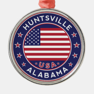 Huntsville, Alabama Ornament Aus Metall