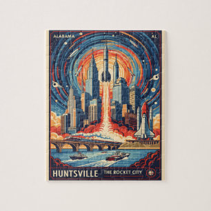 Huntsville Alabama Rocket City Futuristische Raumf