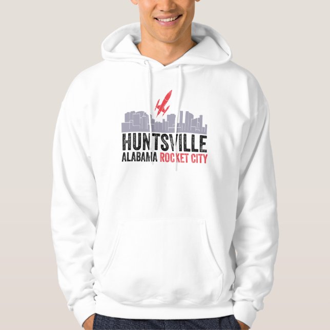 Huntsville Alabama Rocket City Hoodie (Vorderseite)