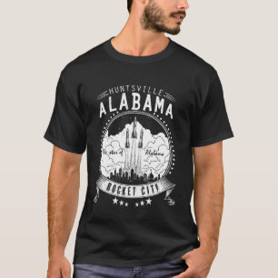 Huntsville Alabama - Rocket City, Stern von Alabam T-Shirt