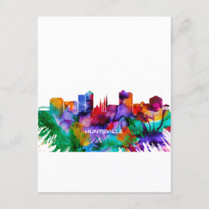 Huntsville Skyline Einladungspostkarte