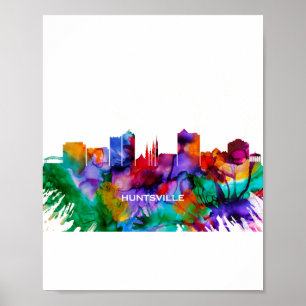 Huntsville Skyline Poster