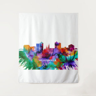 Huntsville Skyline Wandteppich