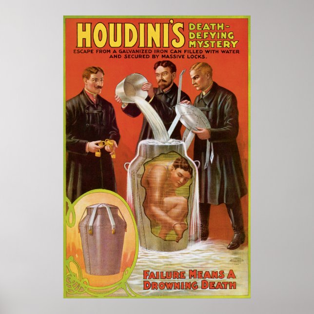 Huodinis todbringendes Mysterium, 1908 Poster (Vorne)