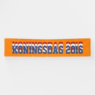 Hup Holland Hup, Niederlande, Koningsdag 2016 Banner