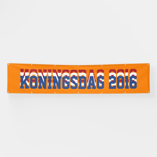 Hup Holland Hup, Niederlande, Koningsdag 2016 Banner (Horizontal)