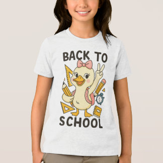 🎒 Hupe, wenn du bereit für die Schule bist – Süße Tri-Blend Shirt