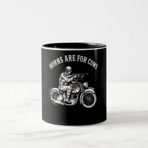 Hupen sind für Kühe Zweifarbige Tasse
