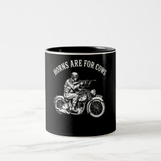Hupen sind für Kühe Zweifarbige Tasse