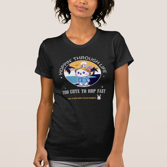 Hüpf durchs Leben T-Shirt (Vorderseite)