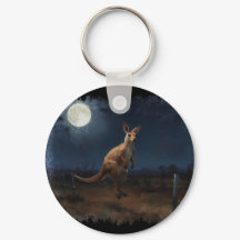 Hüpfendes Känguru & Vollmond