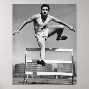 Hürdenlauf Poster
