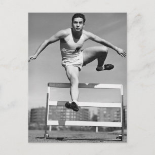 Hürdenlauf Postkarte