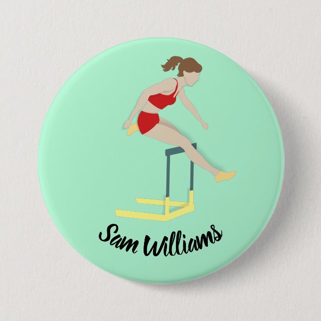 Hurdles Button (Vorderseite)