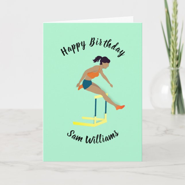 Hurdles Karte (Vorderseite)