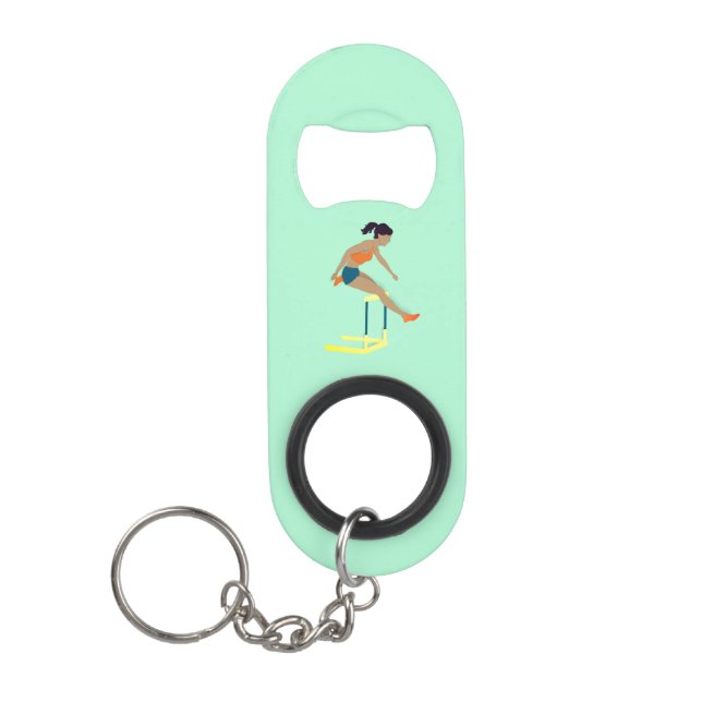 Hurdles Mini Flaschenöffner (Vorderseite)