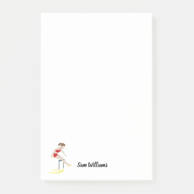 Hurdles Post-it Klebezettel (Vorderseite)