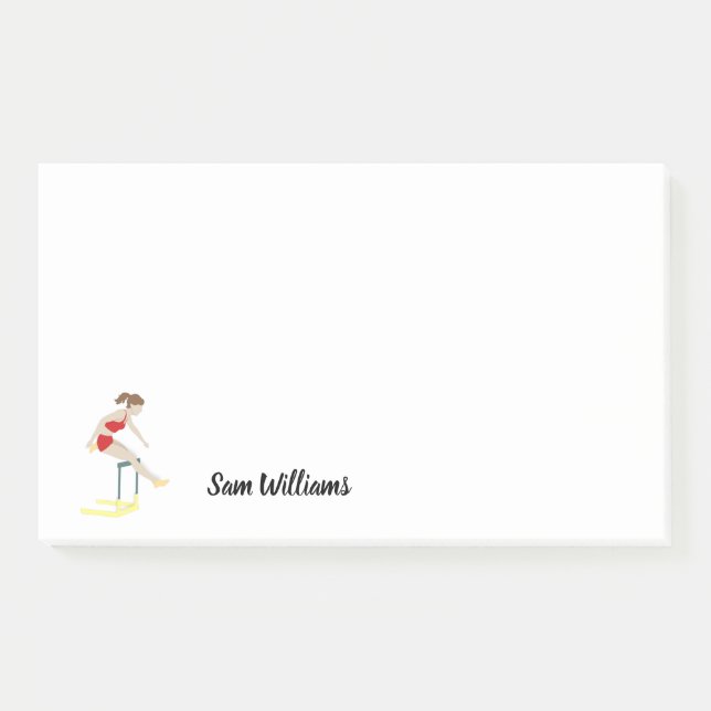 Hurdles Post-it Klebezettel (Vorderseite)